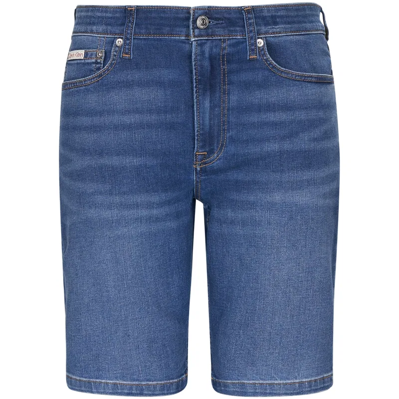 Шорты джинсовые классические Calvin Klein Y3L синие