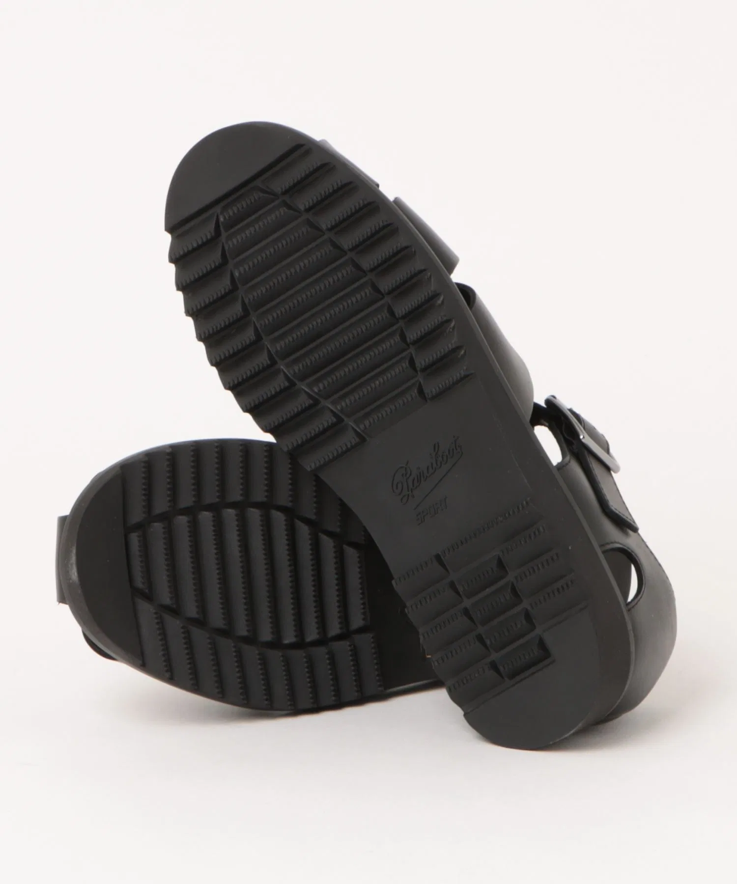 Унисекс сандалии из натуральной кожи Paraboot PACIFIC чёрные — фото 3