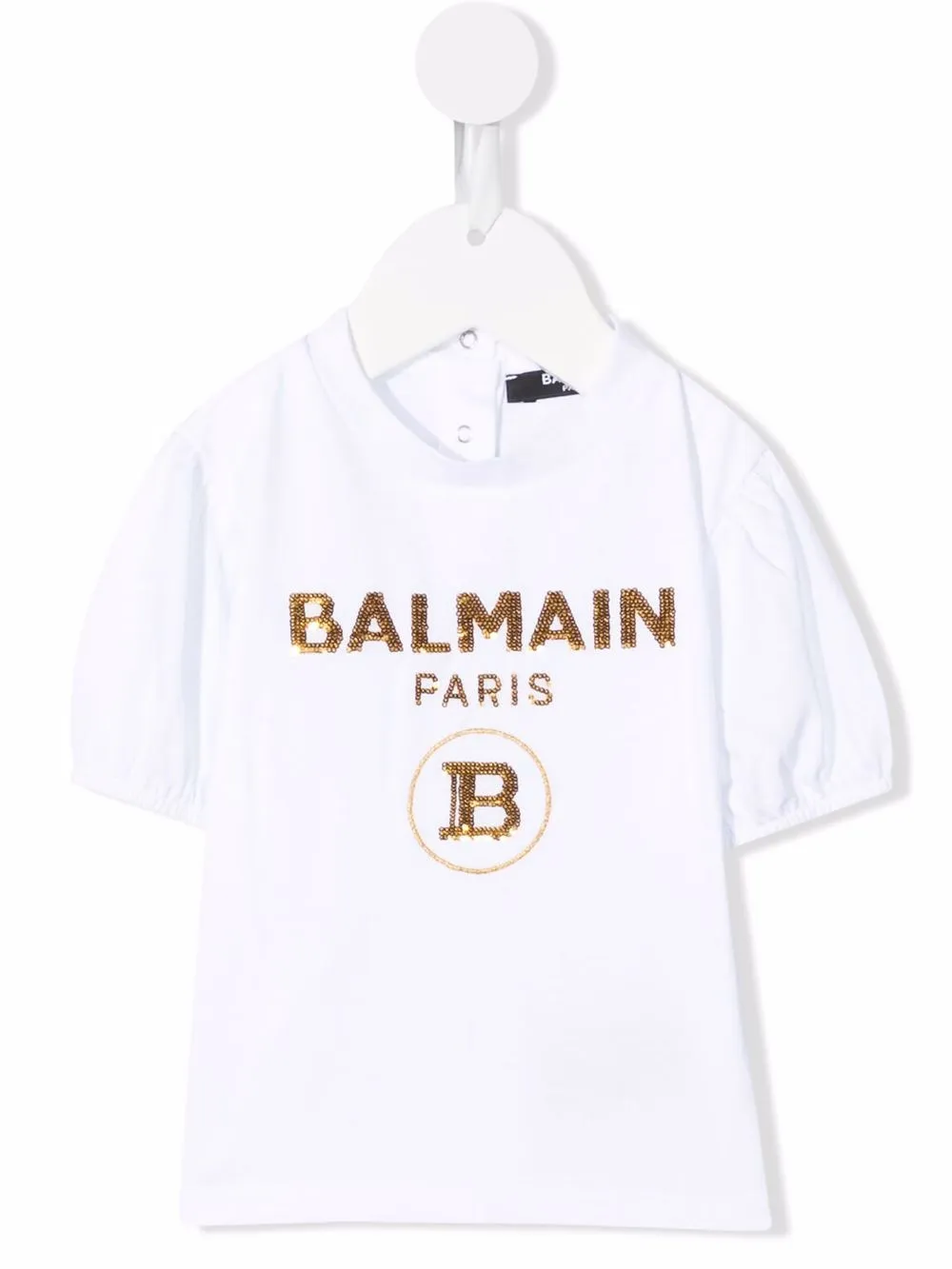 

Футболка с логотипом Balmain Kids, белый