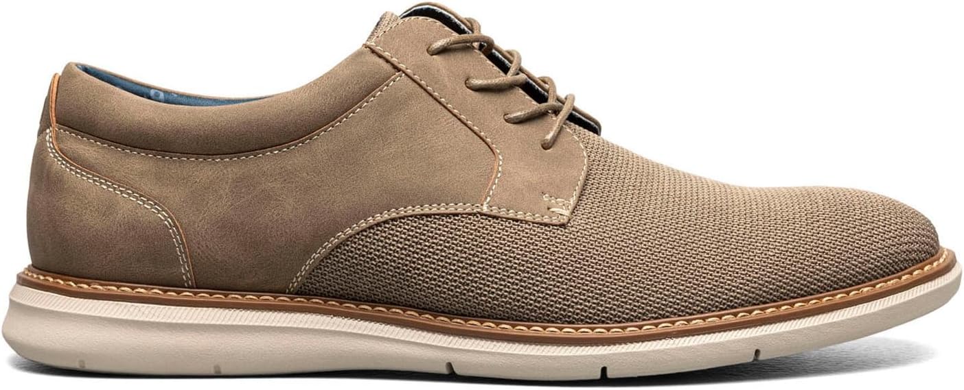 Мужские оксфорды Nunn Bush, модель Chase Knit, Taupe — фото 3