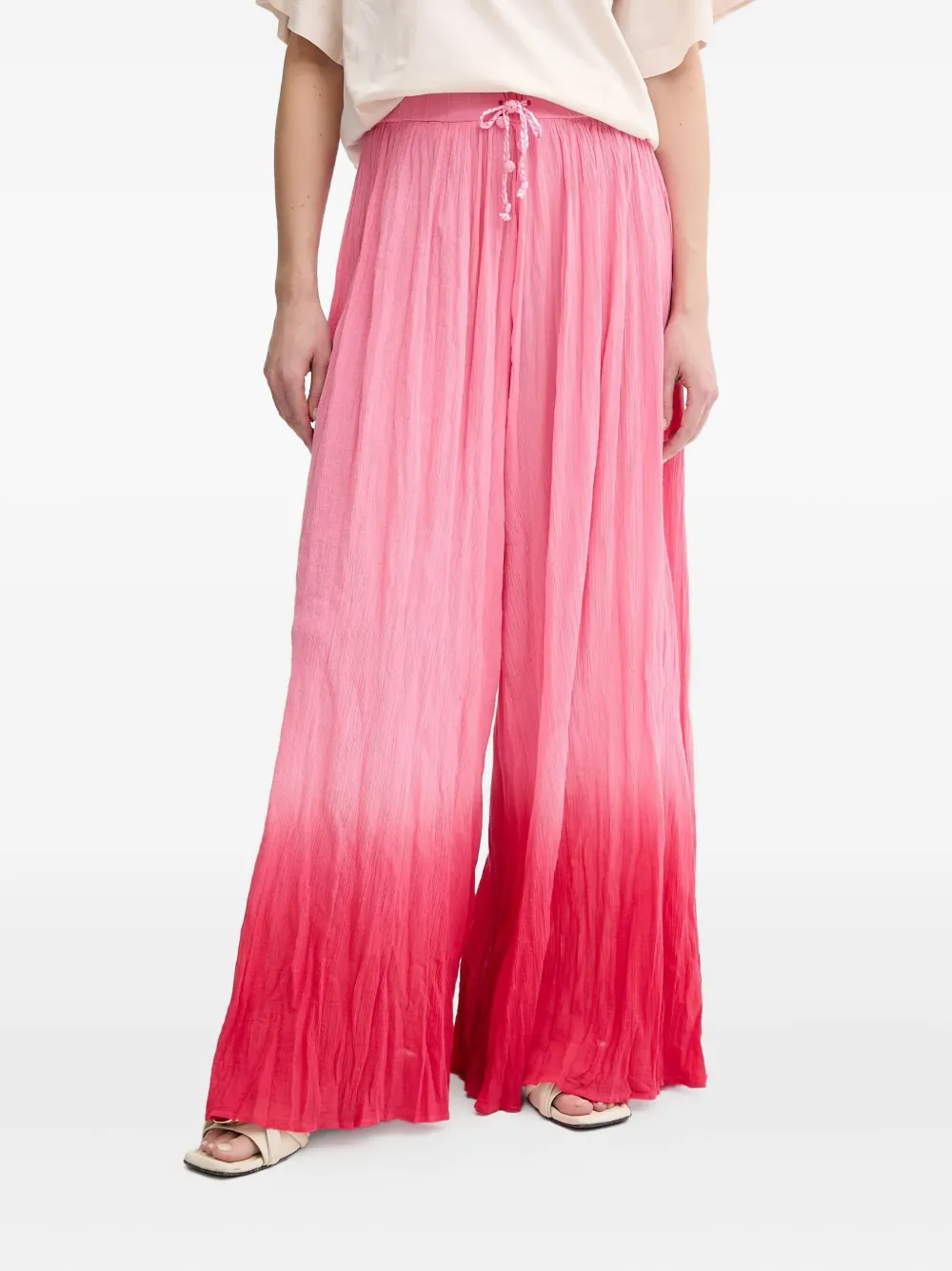

Брюки с кулиской и эффектом омбре PINKO, розовый