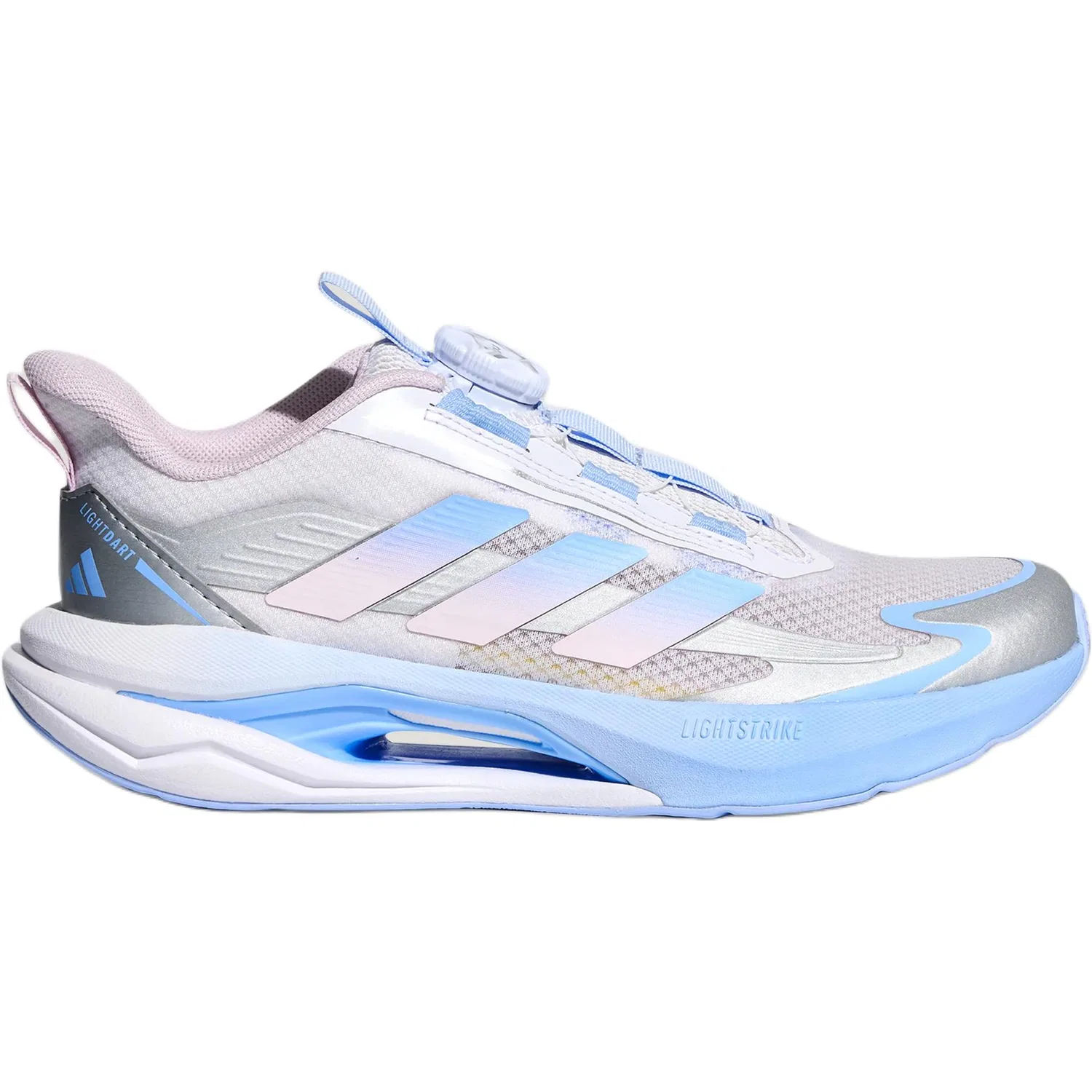 Кроссовки Lightdart Habu Low Pink Blue White детские Adidas — фото 3