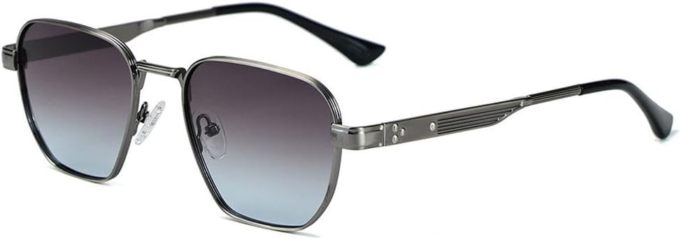 

Стильные женские солнцезащитные очки в квадратной металлической оправе с поляризацией, предназначенные для вождения на открытом воздухе и защиты от УФ-излучения PRSTNN, C1