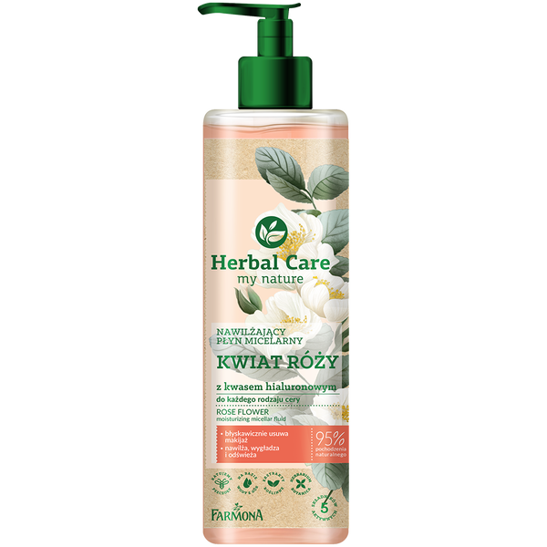 

Мицеллярная жидкость для лица, 400 мл Herbal Care Kwiat róży