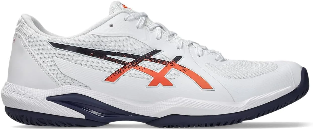 Мужские кроссовки ASICS Solution Swift FF 2, белый/оранжевый — фото 3