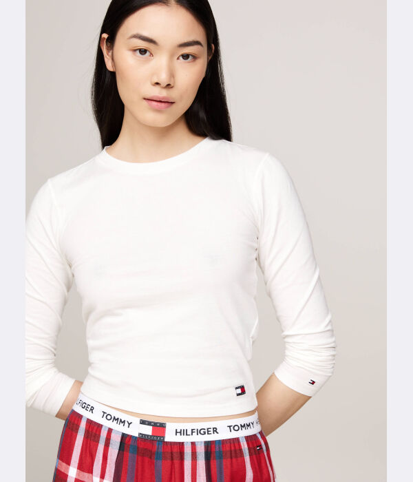 Блуза Slim fit Tommy Hilfiger, белый — фото 4