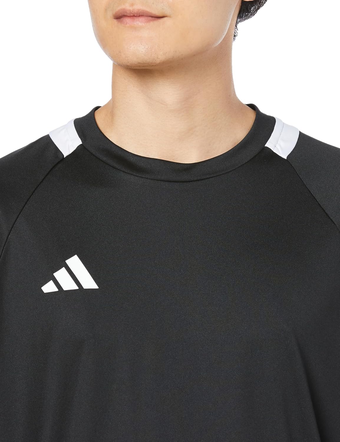 Мужская футболка Sereno Aero Lady Three Stripes с коротким рукавом KNA79 Adidas, черно-белый — фото 3
