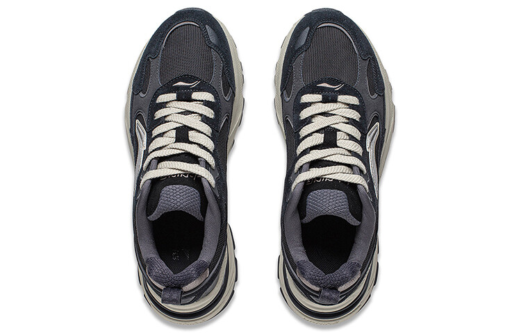 Li Ning LINING Beichen Lifestyle Shoes Men, Фантомный черный/Дымчатый серый — фото 3