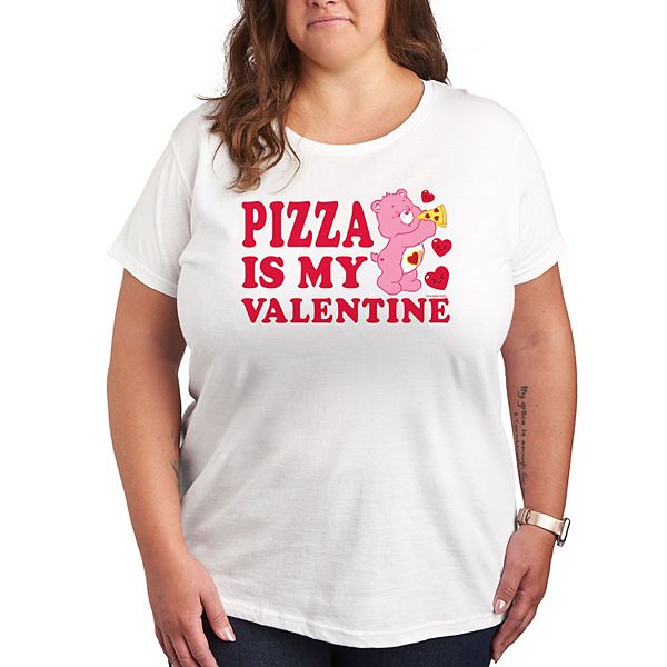 

Футболка с принтом Care Bears Pizza is my Valentine Licensed Character, White, Белый, Футболка с принтом Care Bears Pizza is my Valentine Licensed Character, White