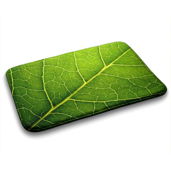 

Коврик для ванной Tulup Blatt, 90x1x90 см, зеленый