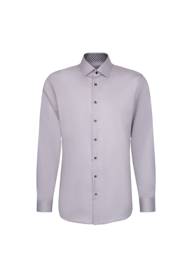 

Деловая рубашка в форме Seidensticker, серый