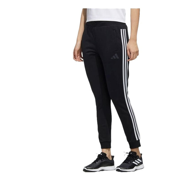 Брюки удобные брюки из французского трикотажа Adidas, черный — фото 3