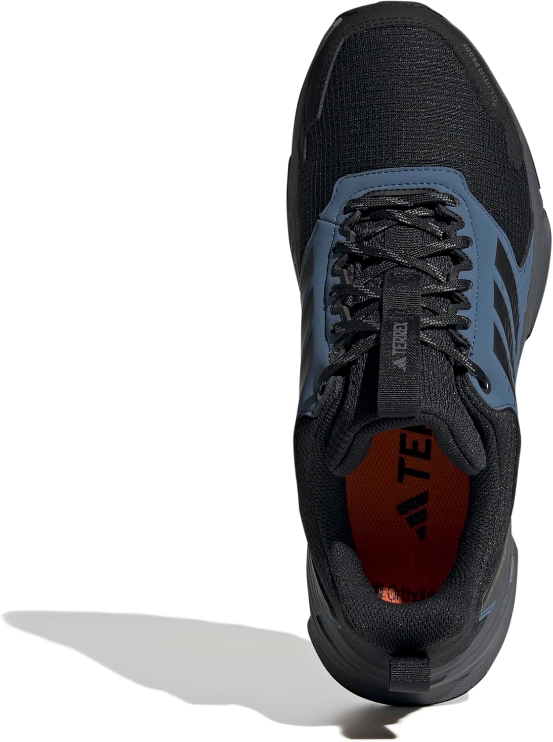 Мужские кроссовки Adidas Terrex Tracefinder 2 Climaproof для трейлраннинга, черный/оранжевый — фото 2
