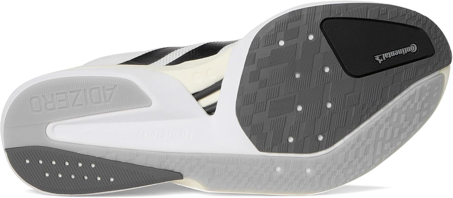 Мужские кроссовки adidas Adizero Boston 13, белый/черный/серый — фото 3