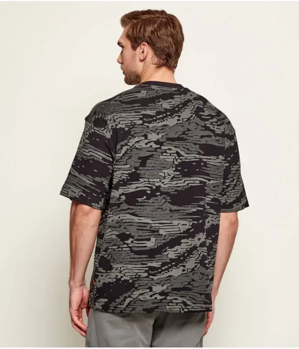 Футболка Te_wildnature relaxed fit Boss Orange, черный — фото 3