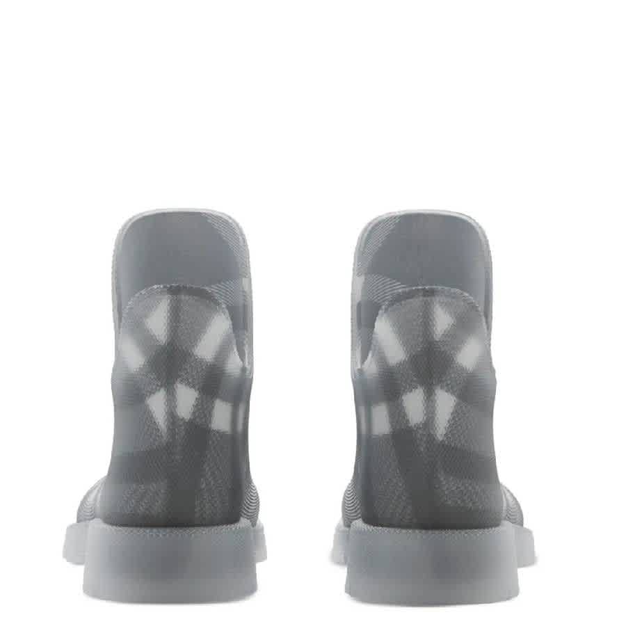 Burberry Check Rubber Marsh Low Boots, Brand Size 36 ( US Size 6 ), черный — фото 2