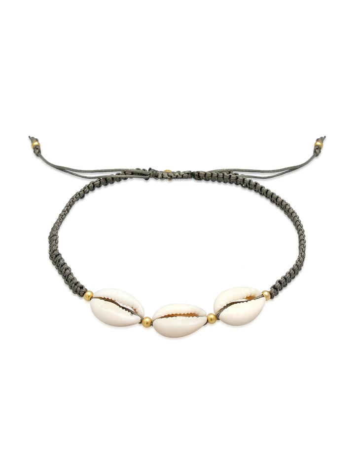 

Elli Браслет Fußschmuck 925 Sterling Silber Muschel in Grau