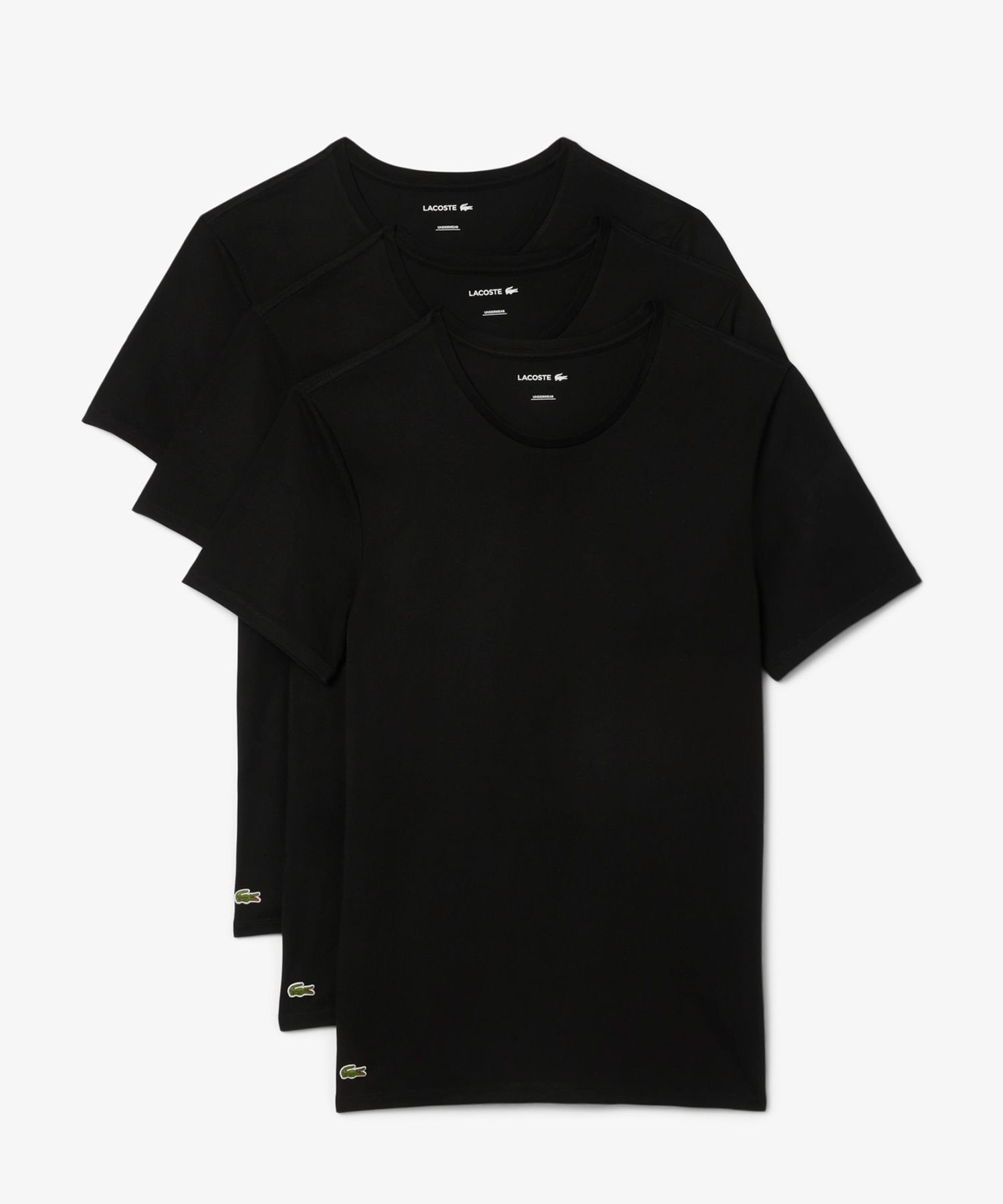 Комплект из 3 предметов: футболка с круглым вырезом и три предмета LACOSTE, Black