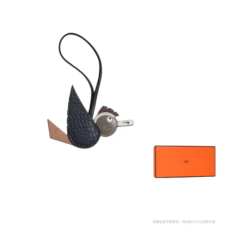 

HERMES Унисекс-подвеска из сплава черного цвета, Black