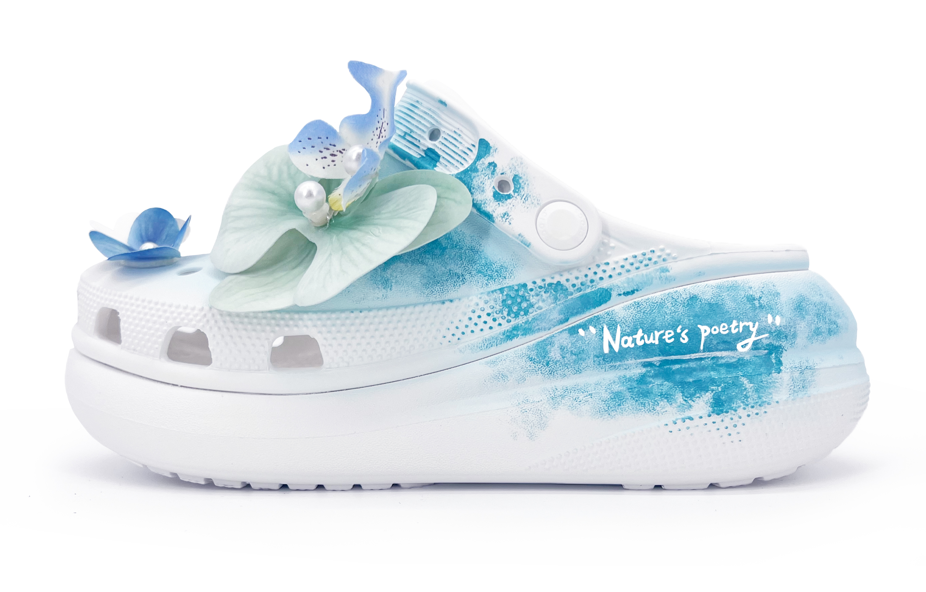 Crocs Сабо Crush Clog унисекс изумрудно-зеленого цвета
