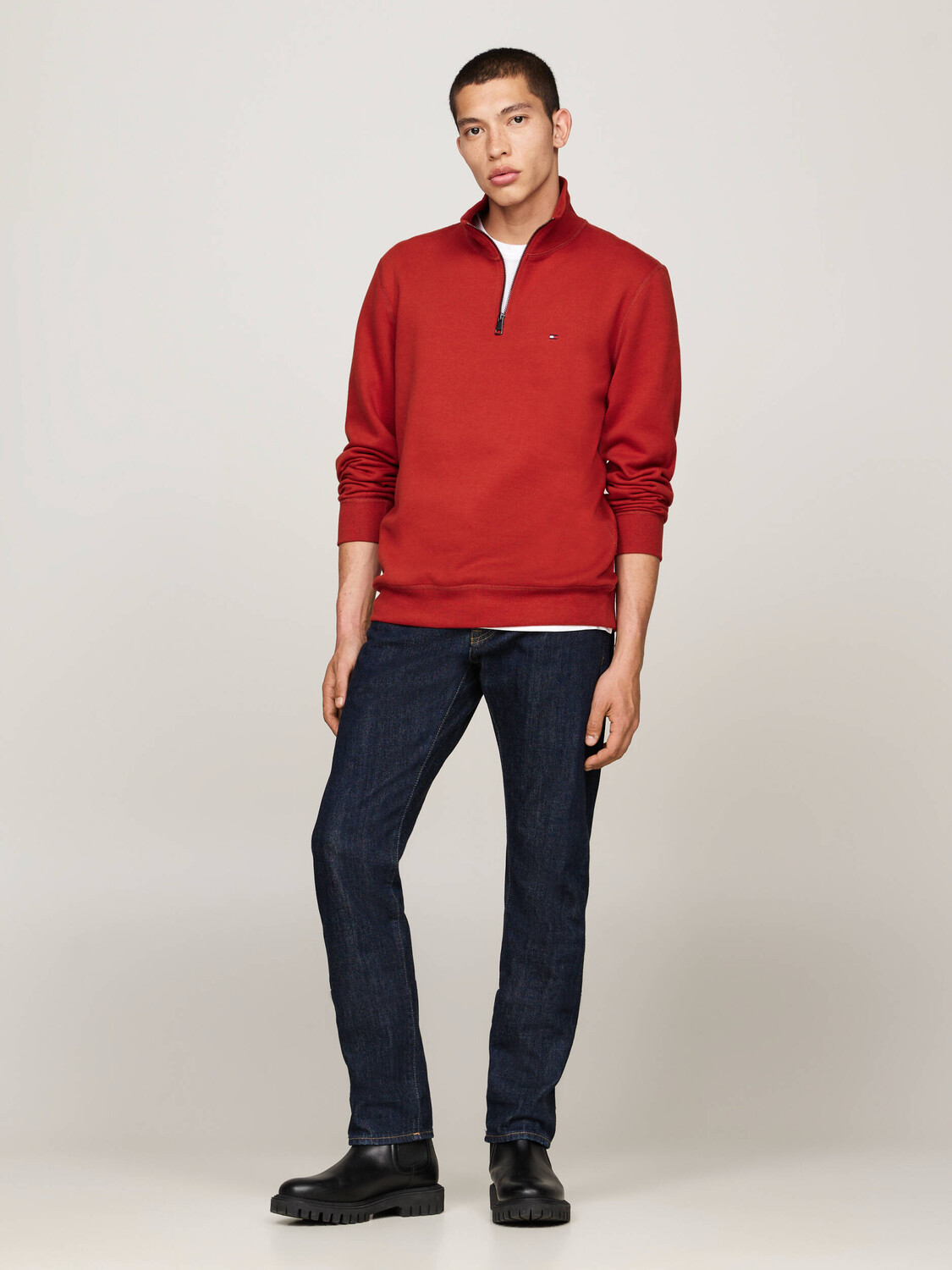 Толстовка Tommy Hilfiger ESSENTIAL Regular Fit, красный — фото 2