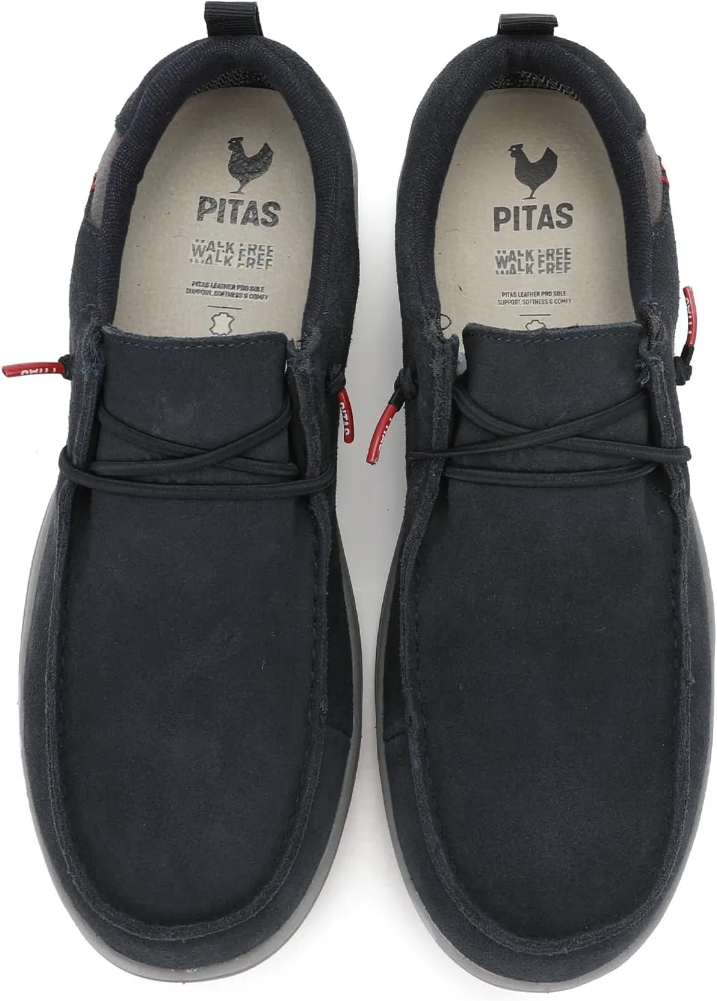 Зимние туфли Walk in Pitas Aral для мужчин, повседневные туфли для мужчин, городские туфли, кроссовки для отдыха, повседневная обувь, обувь без шнурков, обувь Walkinpitas, Navy — фото 4