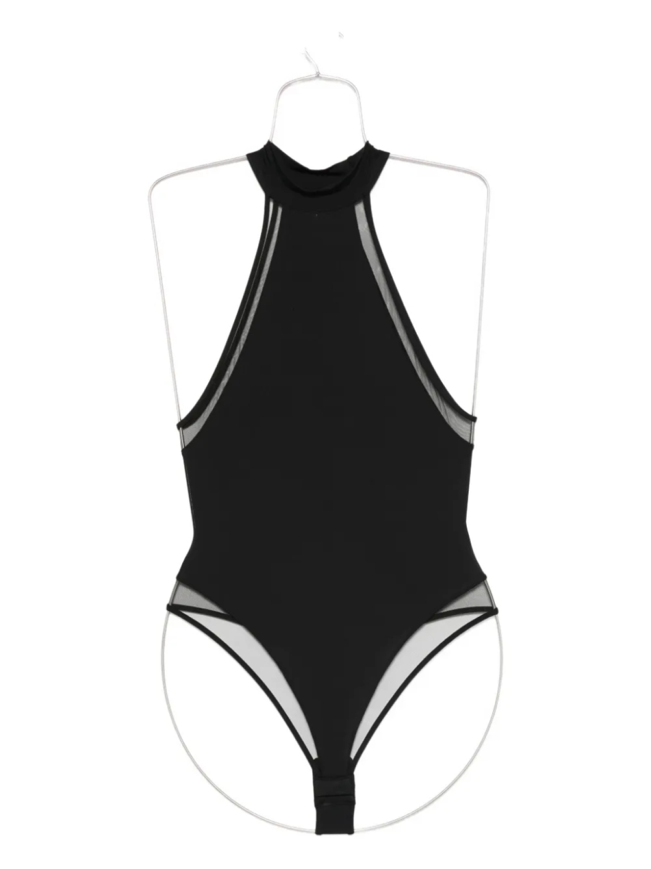 

Боди Maison Close Pure Tentation с воротником-халтер, черный
