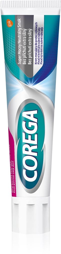 

Сверхпрочный клей для зубных протезов без запаха Corega, 70 гр