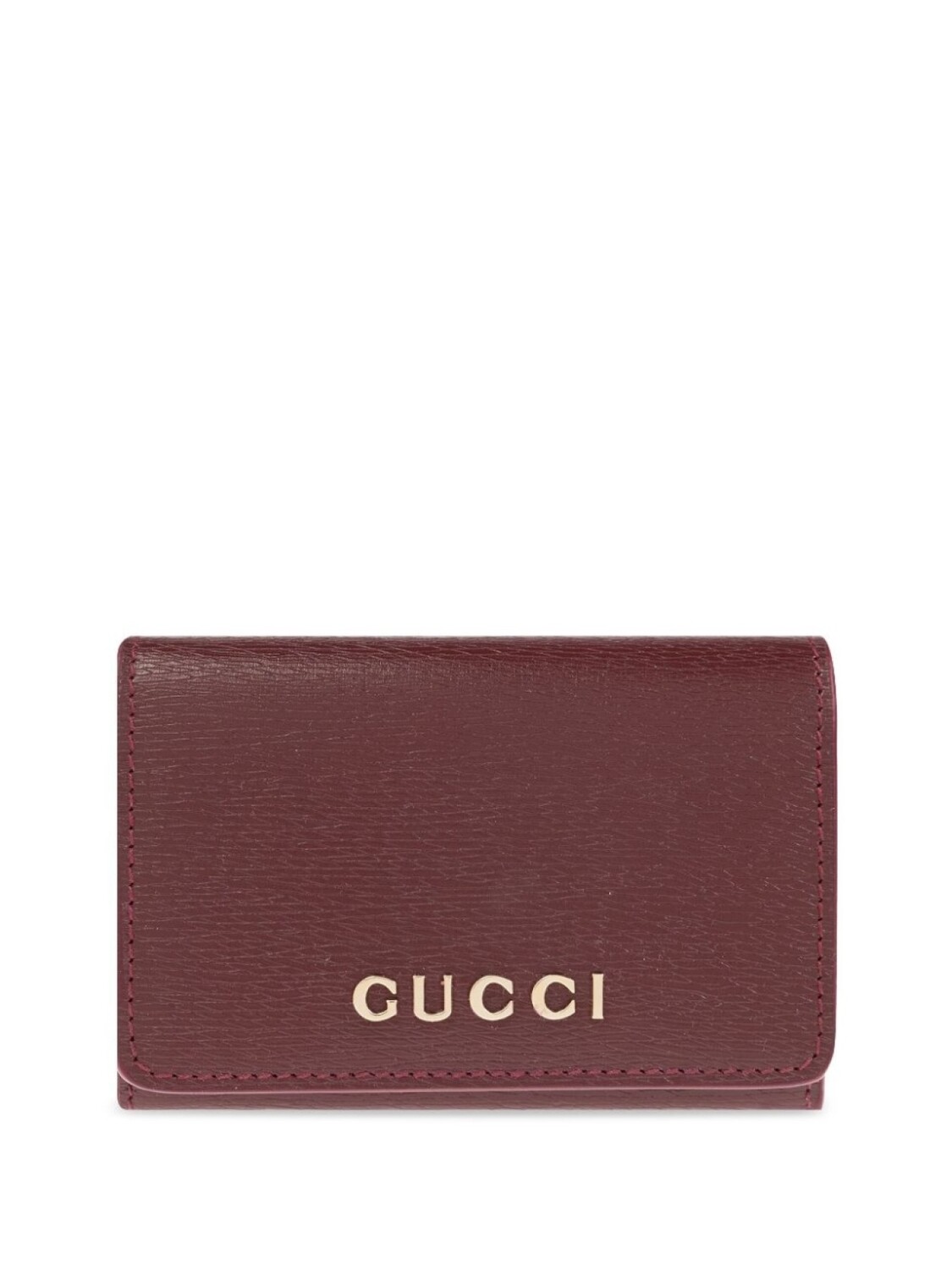 

Держатель для карт с логотипом и надписью Gucci, красный