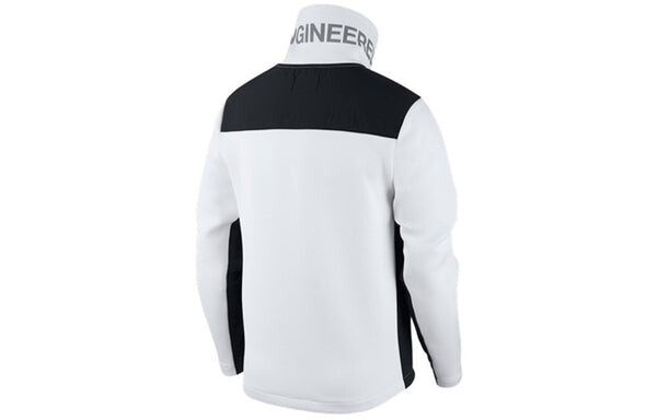Толстовка Air Jordan 23 Engineered Stand Collar Knit Contrasting Colors Half Zipper White, белый — фото 2