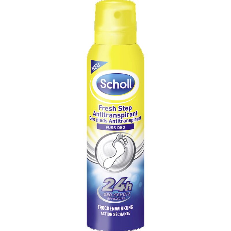 

Дезодорант-антиперспирант для ног Fresh Step Scholl, 150 ml