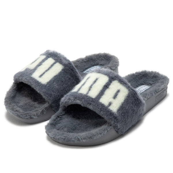 Тапочки leadcat 2.0 fuzz 'gray' Puma, серый