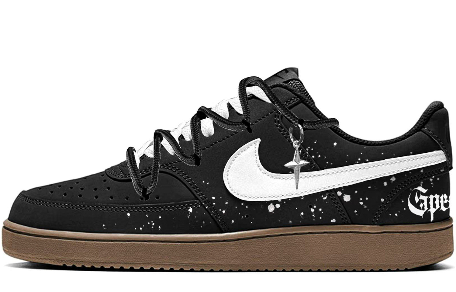 

Nike Кроссовки для скейтбординга Court Vision 1 мужские низкие белые