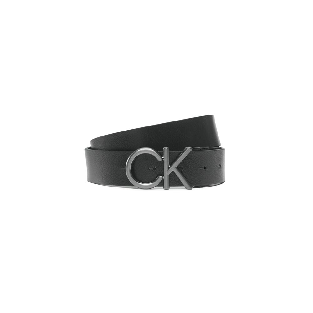 

Черный кожаный ремень Calvin Klein