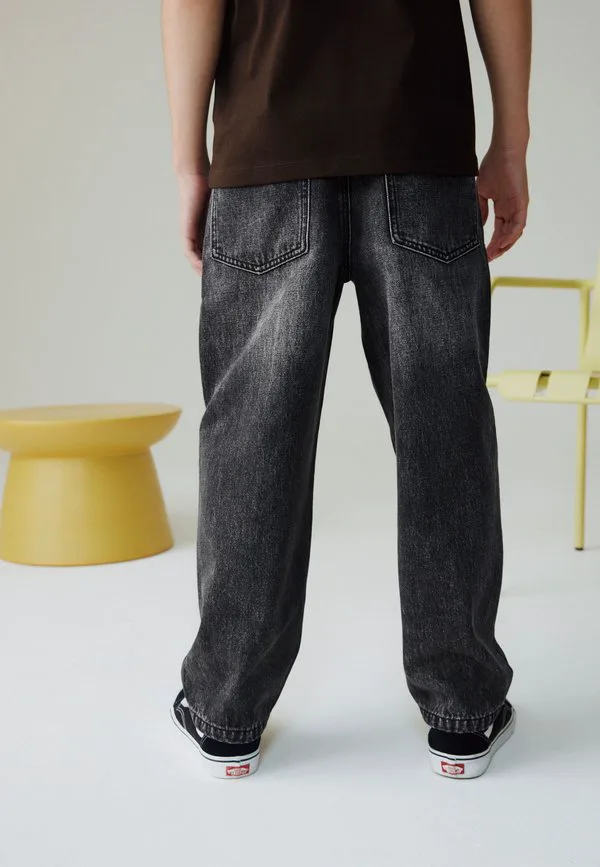 Свободные зауженные джинсы свободного кроя Next, Washed Black — фото 3