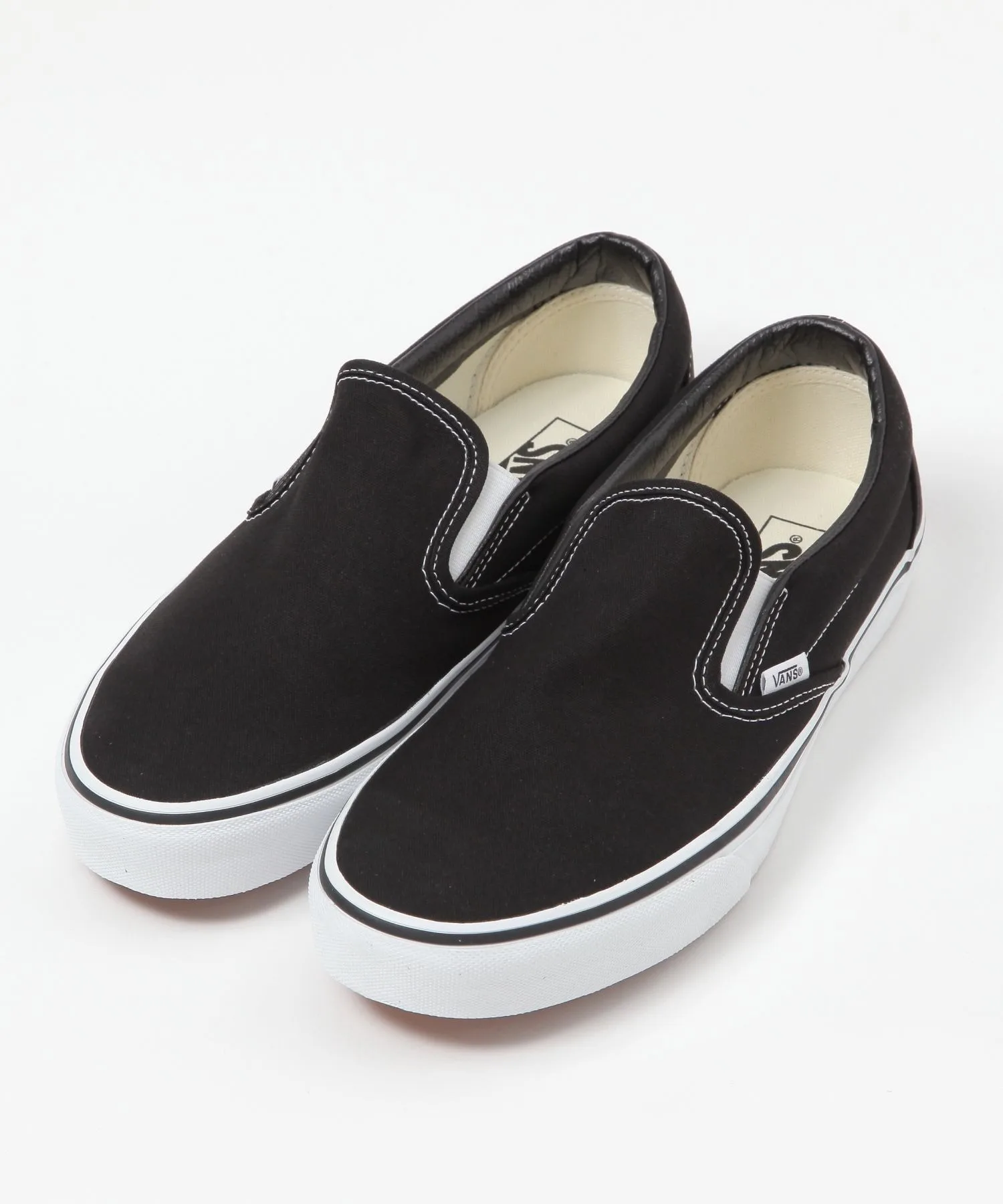 Мужские кеды слипоны VANS Classic Чёрные — фото 3