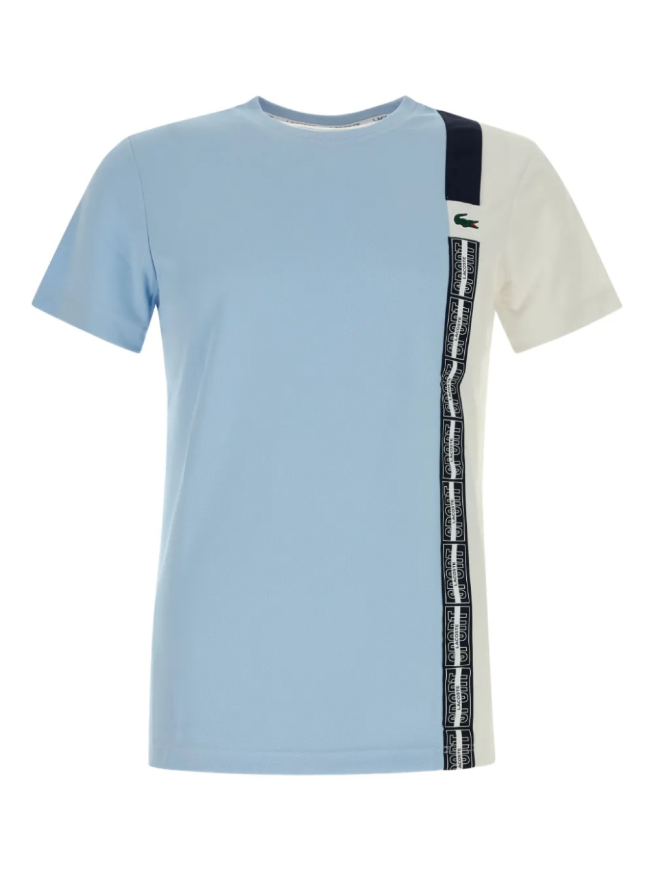 

Футболка с цветными блоками Lacoste, синий