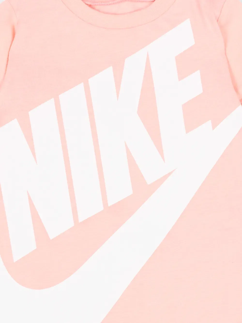 Короткие шорты с логотипом Nike Kids, розовый — фото 3