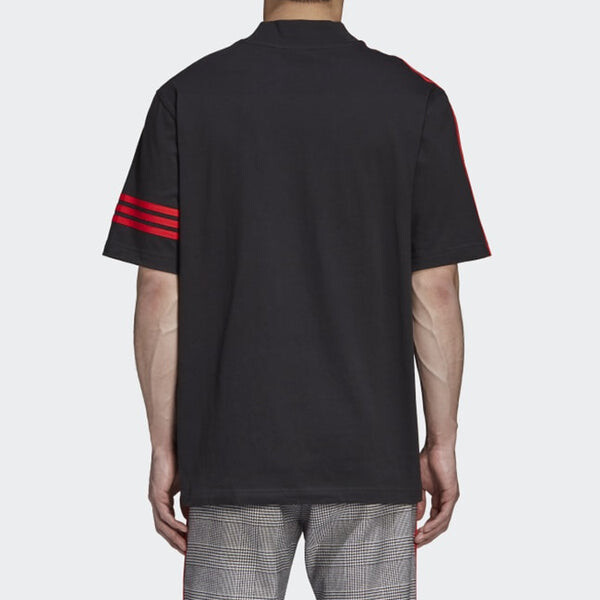 Футболка adidas originals x 424 R.Y.V. Tee Crossover ribbed High Collar Loose Short Sleeve Black, черный — фото 4