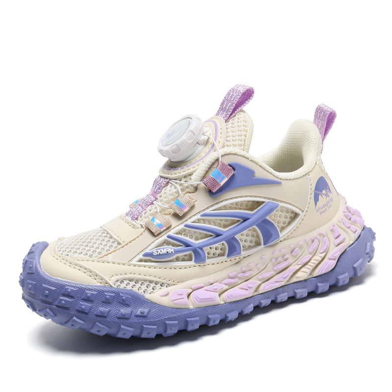 

Binary Нескользящие, дышащие, легкие, амортизирующие низкие детские кроссовки для повседневной носки, фиолетовые