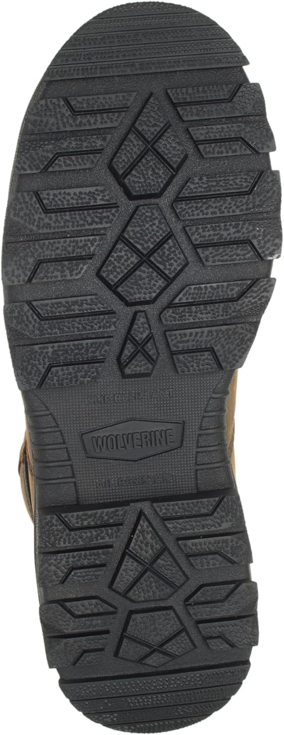 Мужские ботинки WOLVERINE W10942 Warrior 6" Met Wp - Темный кофе, мультиколор — фото 4