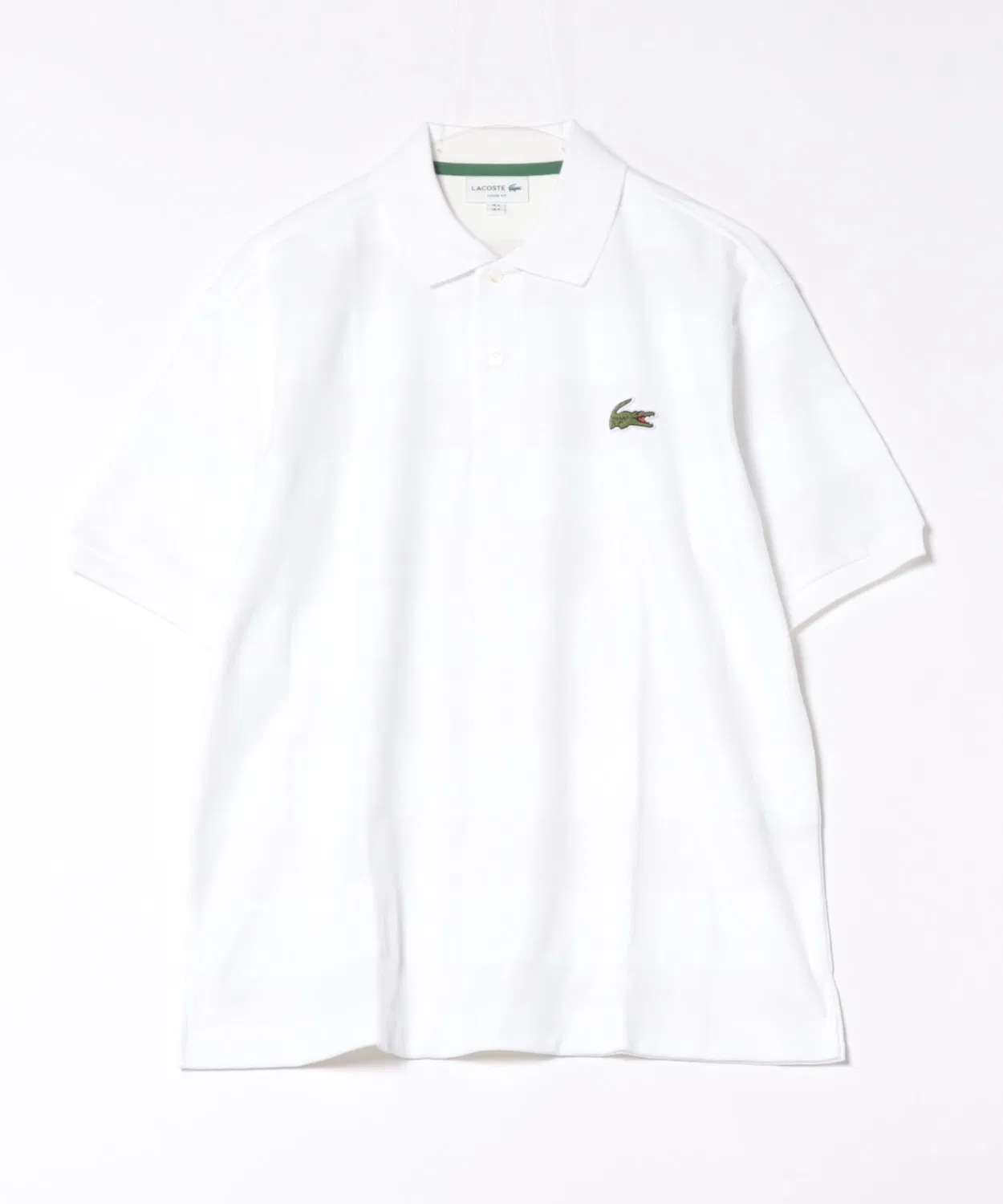 Полочка Lacoste с бордовым дизайном, белая