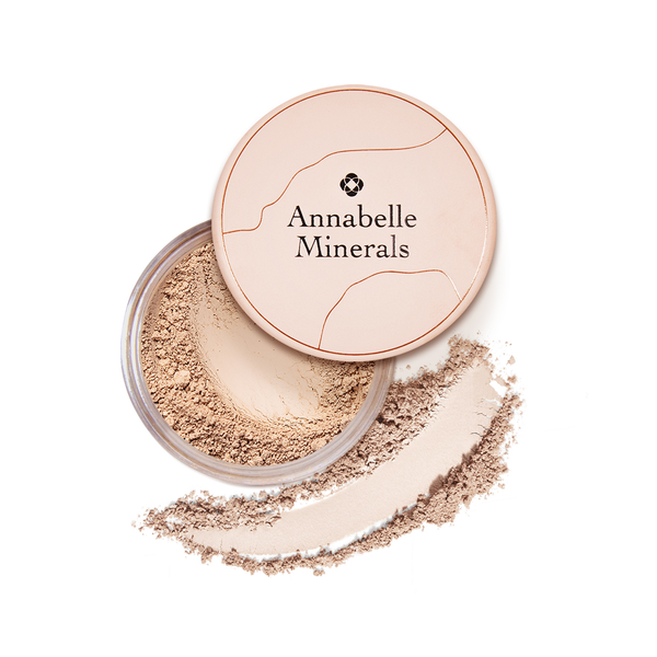 

Матирующая минеральная основа с spf10 для лица золотисто-светлая, 4 г Annabelle Minerals, цвет golden light