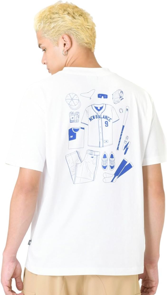 

Футболка с коротким рукавом New Balance Baseball Essentials (MT43948) - Мужская футболка из плотной ткани (представлена в категории FINE BOYS), белый