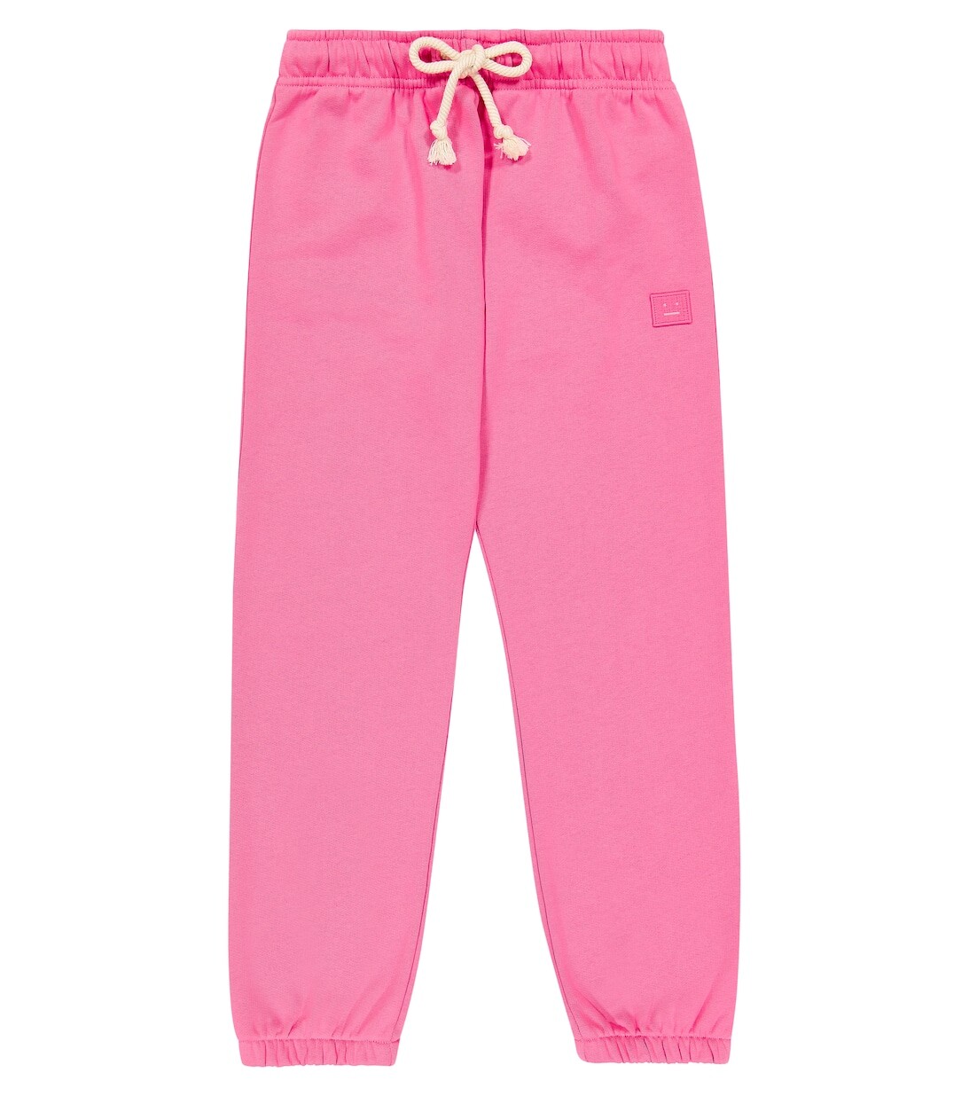 

Хлопковые спортивные штаны Mini Frack Face Acne Studios, розовый
