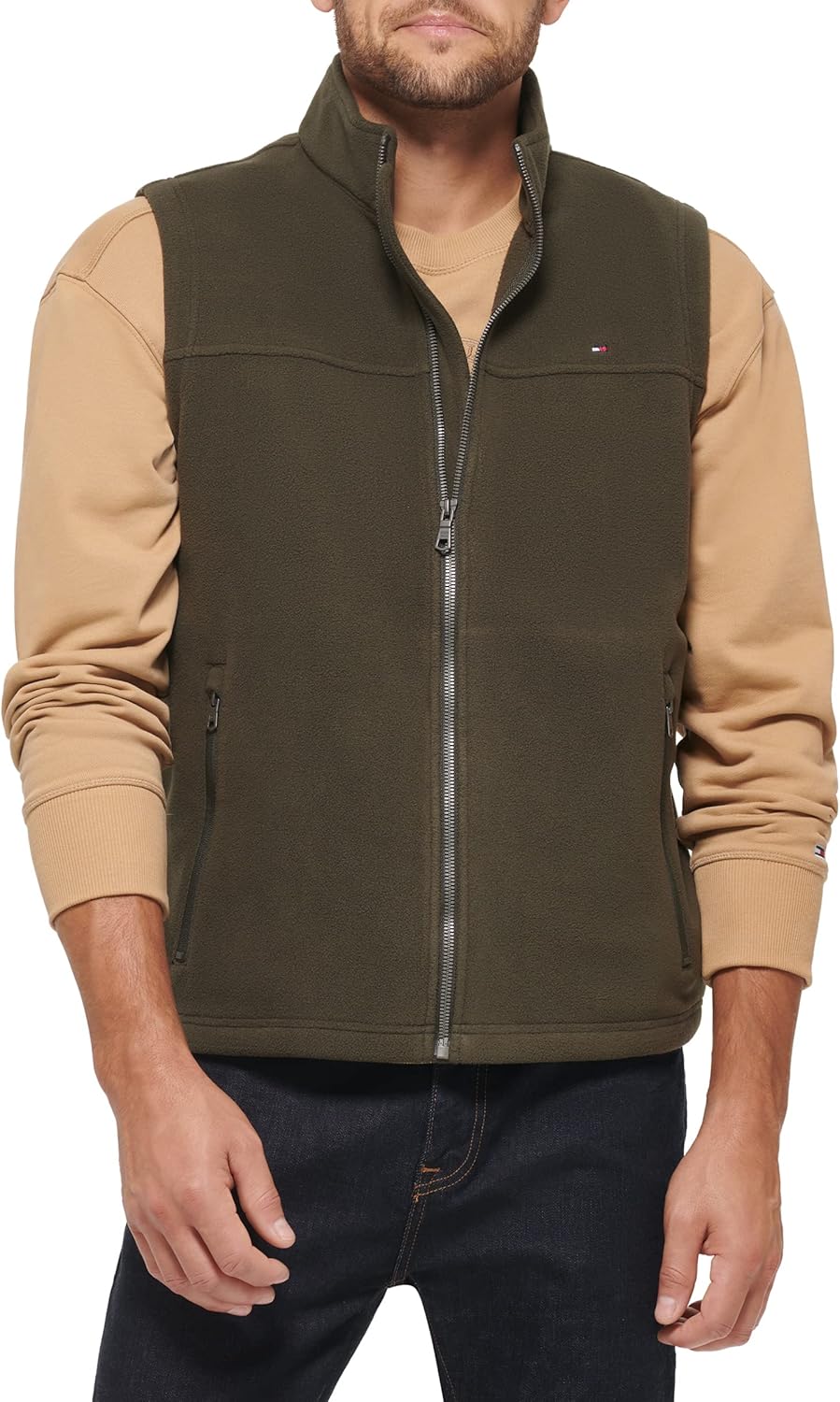

Легкий мужской жилет Tommy Hilfiger Polar Fleece, Olive