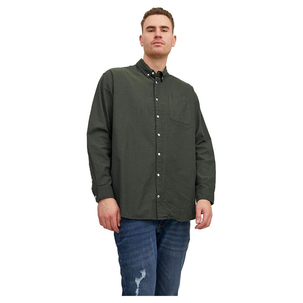 

Рубашка Jack & Jones Oxford, зеленый, Серый, Рубашка Jack & Jones Oxford, зеленый