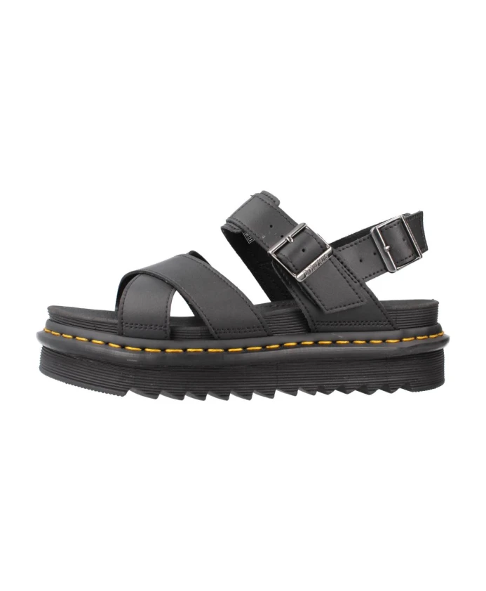 

Гидро сандалии на плоской подошве Dr. Martens, черный