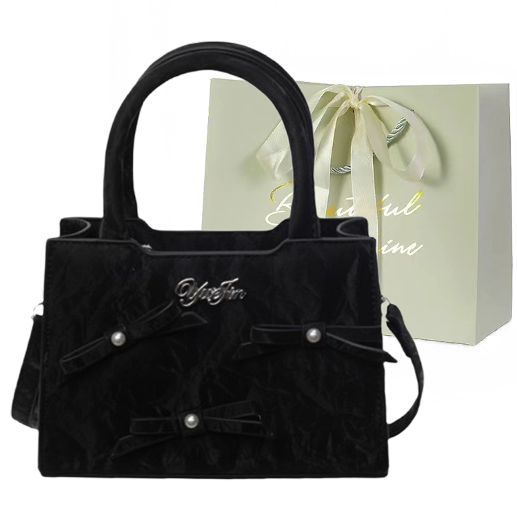 

JIANGLIDA Маленькая квадратная сумочка через плечо, Black+White Shopping Bag
