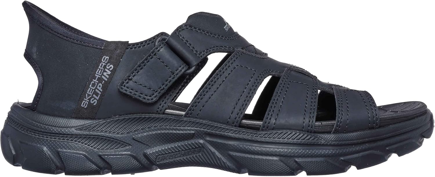 Мужские слипоны Skechers: Сандалии Revolted SS-Norvel, черный — фото 3